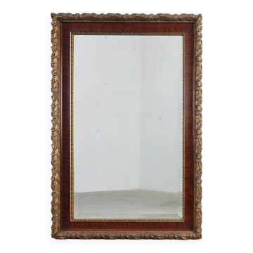 French classical mirror with gilded details, ca. 1900