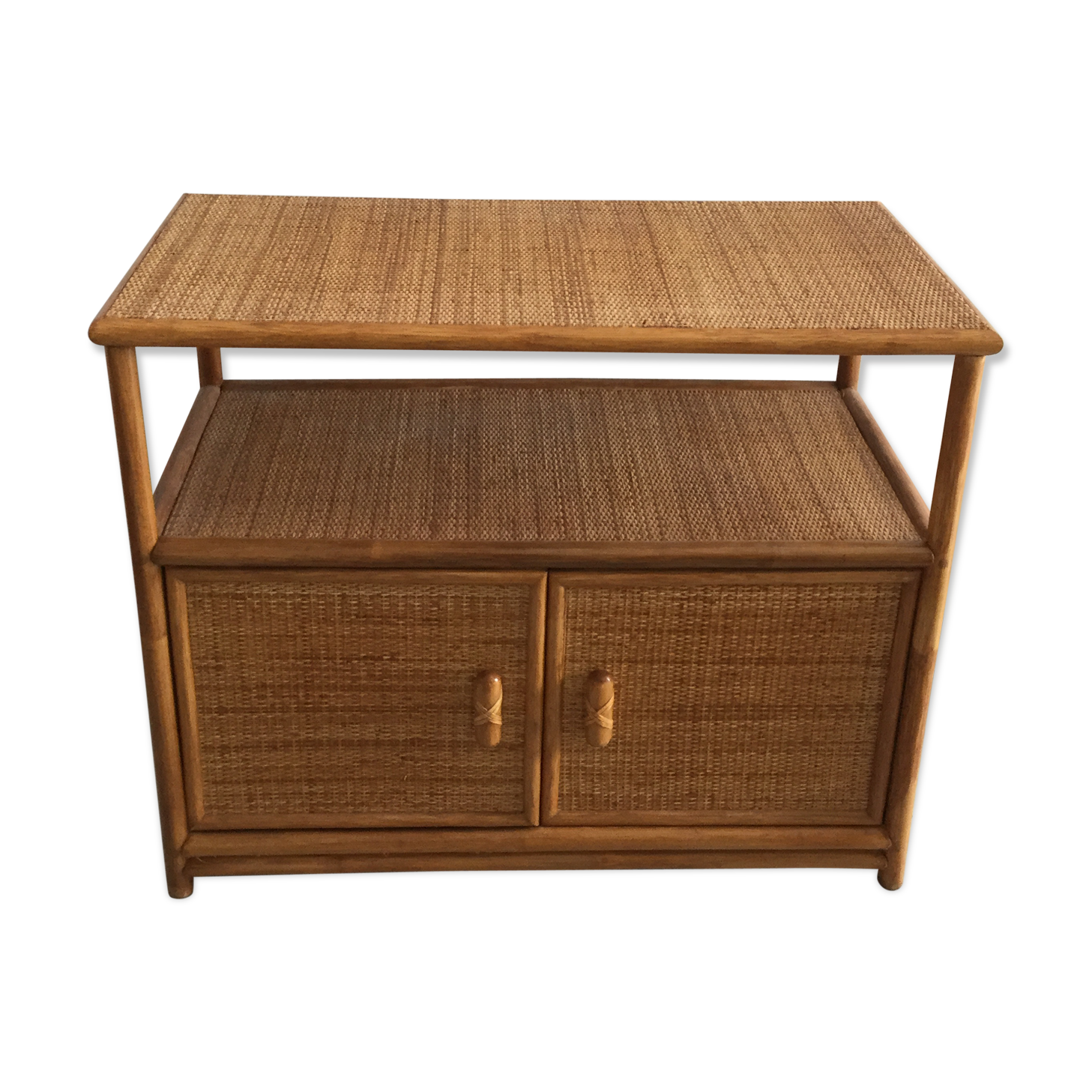 Rattan and bamboo TV furniture