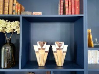 Pair of wall sconces "tiffany" way