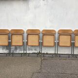 6 plia chairs by Giancarlo Piretti, Castelli circa 1967