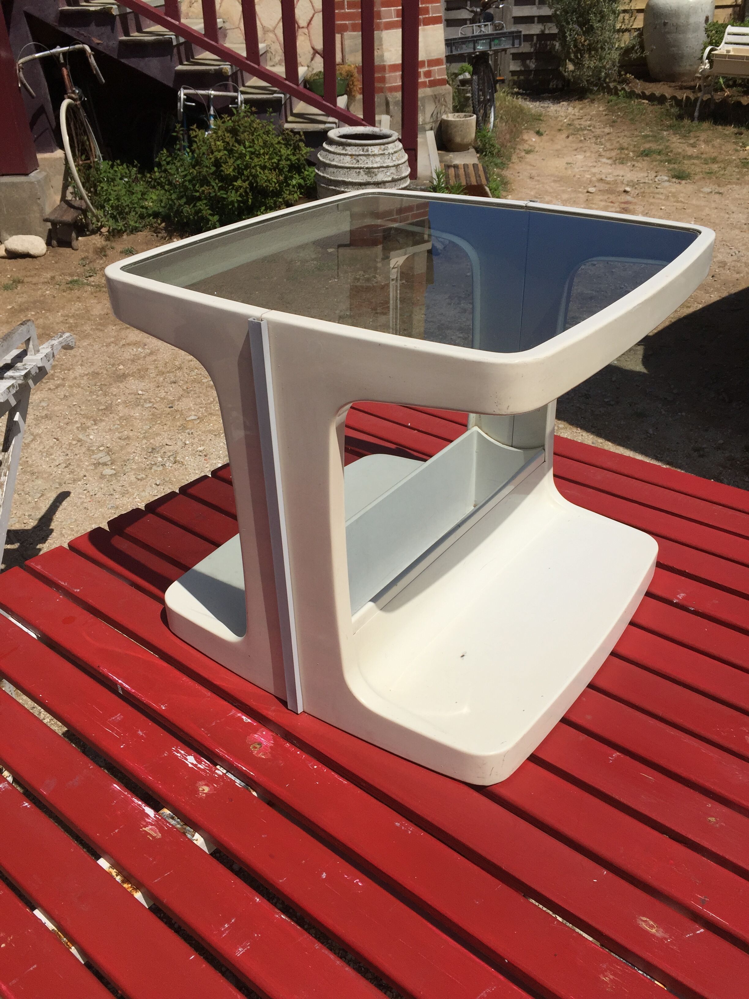 Coffee table bar Mar Held for Prisunic 70s