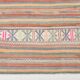 Grand Kilim Vintage en Couleurs Soft, Pièce Unique au Charme Bohème