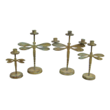 Dragonflies candlesticks