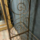 Iron art nouveau vintage baker's shelf
