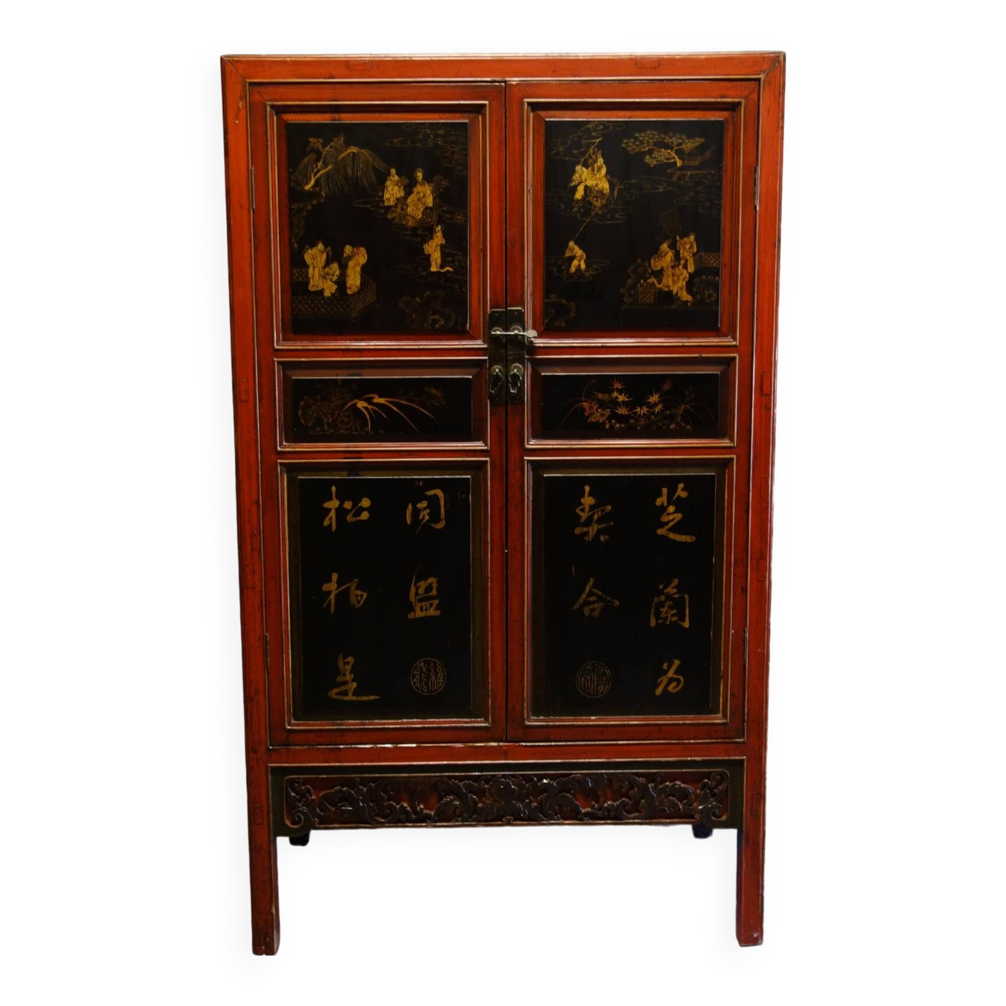 Ancienne armoire chinoise style meuble de mariage, Chine, XXème