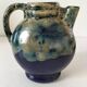 Blue and beige glazed stoneware jug, model 218