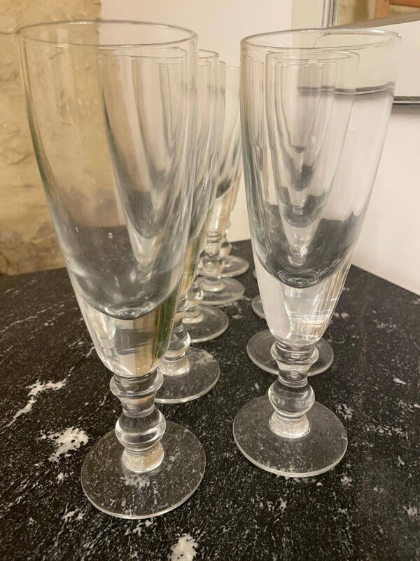 Grands Verres lot de 9 Anciens