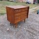 Vintage 50s Chest of Drawers with Compass Legs