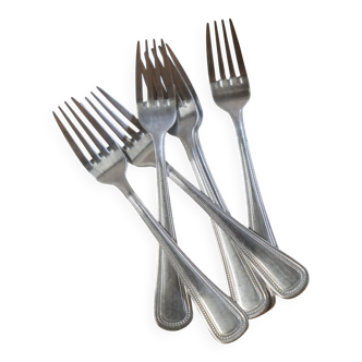 Set of 6 metal forks "Clothilde"