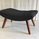 Ottoman modernist in solid wood - 1950s/60s