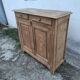 Buffet parisien en sapin brut vintage