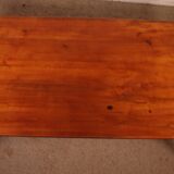 19th Century Refectorial Table in Cherry Wood with a width of 92cm