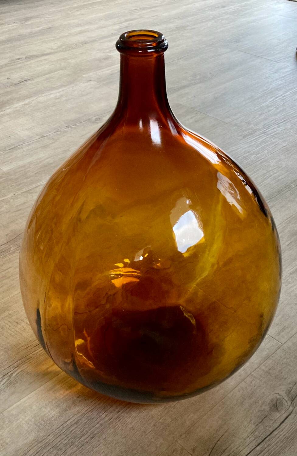 Amber demijohn 30L