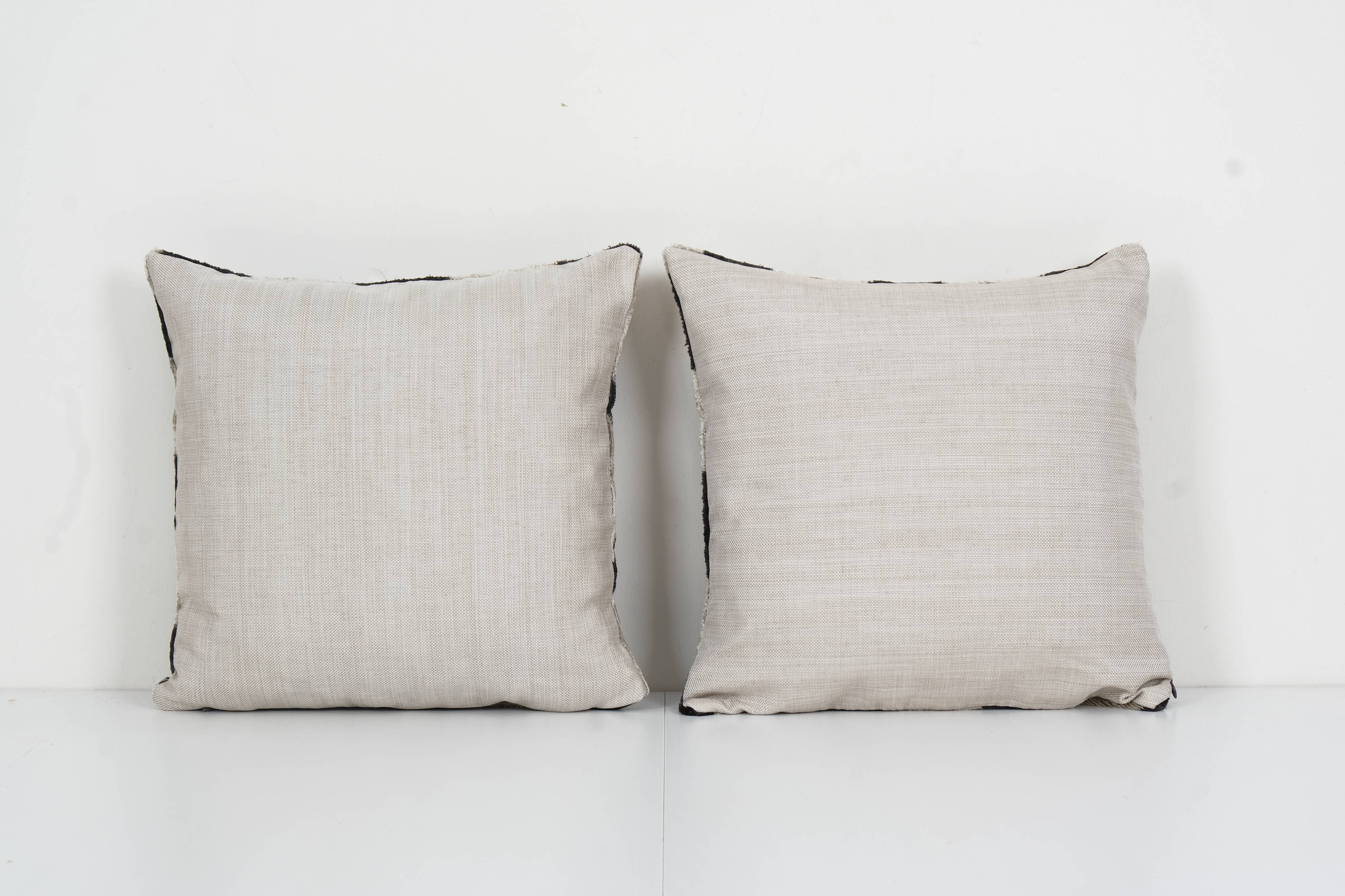Pair of cushions