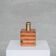 Lampe de table italienne Mid-Century carrée en pin