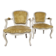 Paire de fauteuils cabriolet louis xv