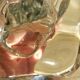 Lampe en cristal de Vannes forme libre , vintage
