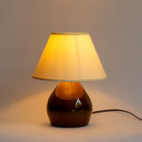 Glazed ceramic pear lamp base, 1960s