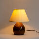 Glazed ceramic pear lamp base, 1960s