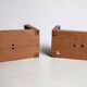 Wooden Bookends "Dog & Cat"