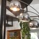 Floor lamp with 3 arms of lights circa 1970/1980