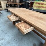 Solid mahogany farm table