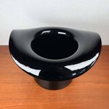 Vintage Italian vase top hat in Murano glass, 1980s.