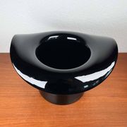 Vintage Italian vase top hat in Murano glass, 1980s.