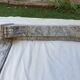 Fireplace modillon Napoleon III in gray marble of the nineteenth