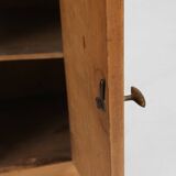 Elegant Art Deco wooden nightstand with drawer, France 1930s