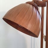 Vintage lamp 1960 wood goes up and down