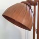 Vintage lamp 1960 wood goes up and down