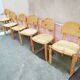 Série de 6 chaises en pin de Rainer Daumiller