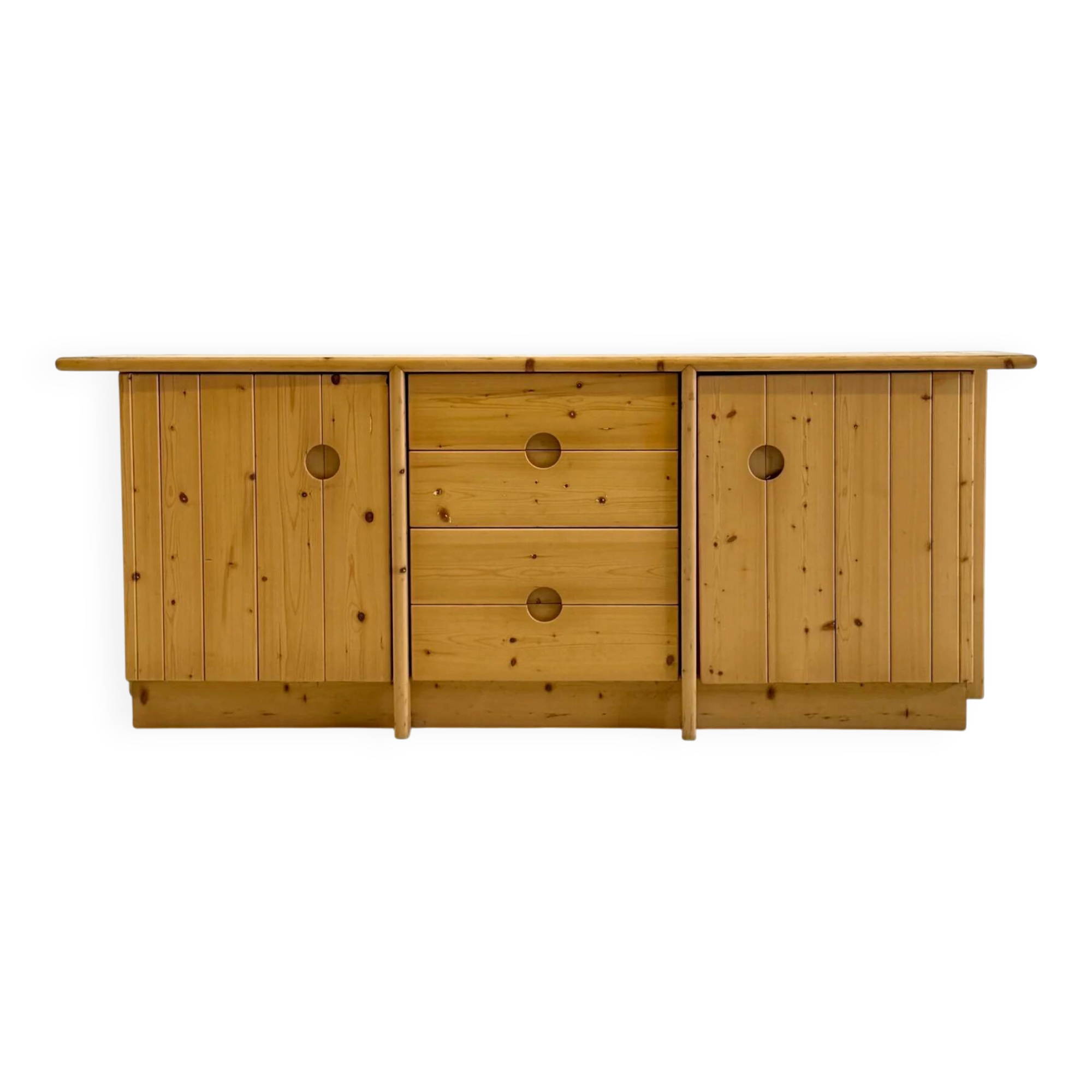 Buffet en pin par Charlotte Perriand pour Les Arcs