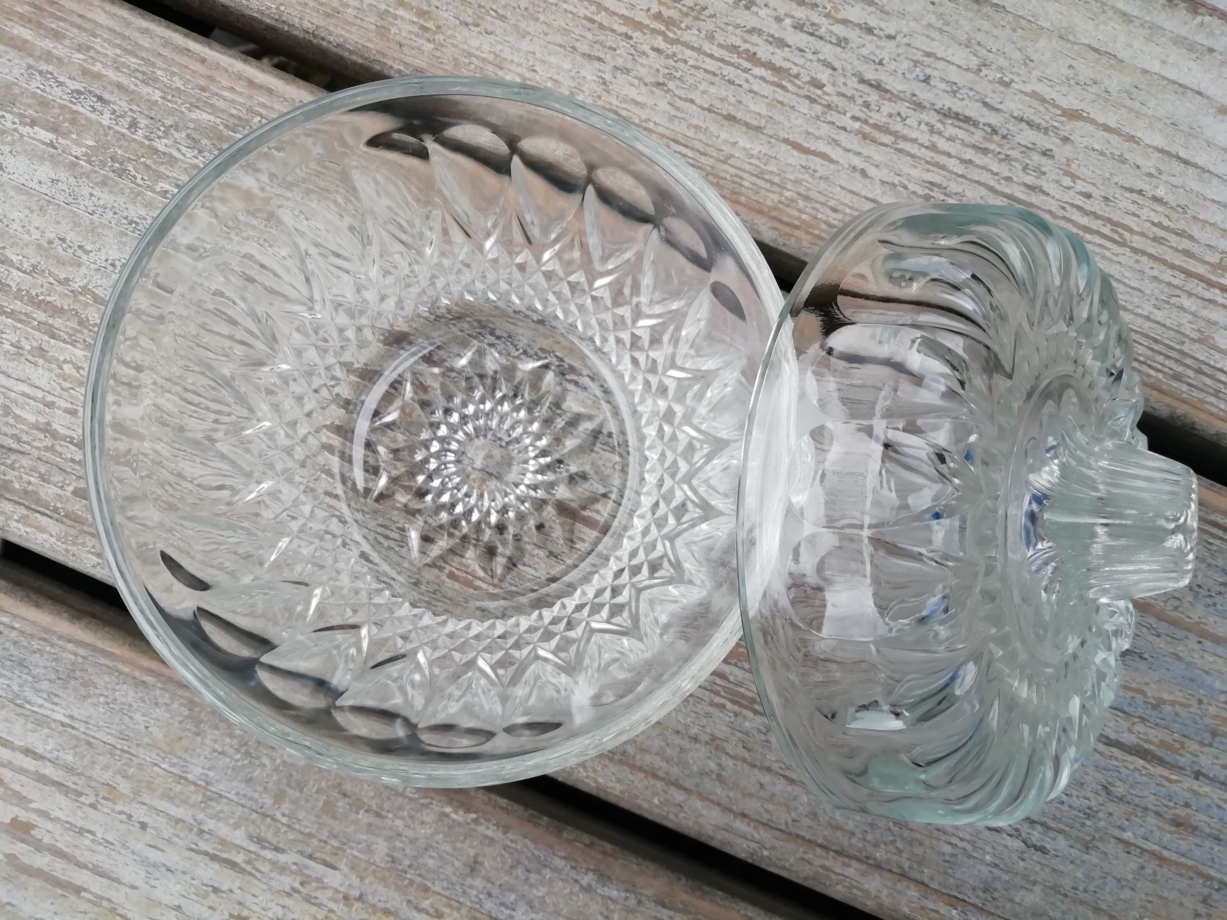 Reims glass chiseled candy