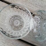 Bonbonnière ciselée verre de Reims