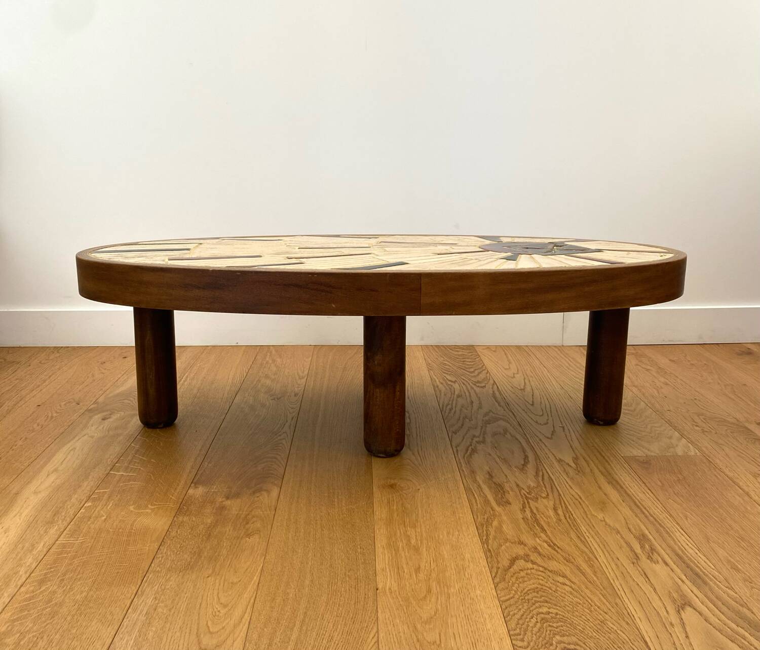 Vallauris ceramic coffee table