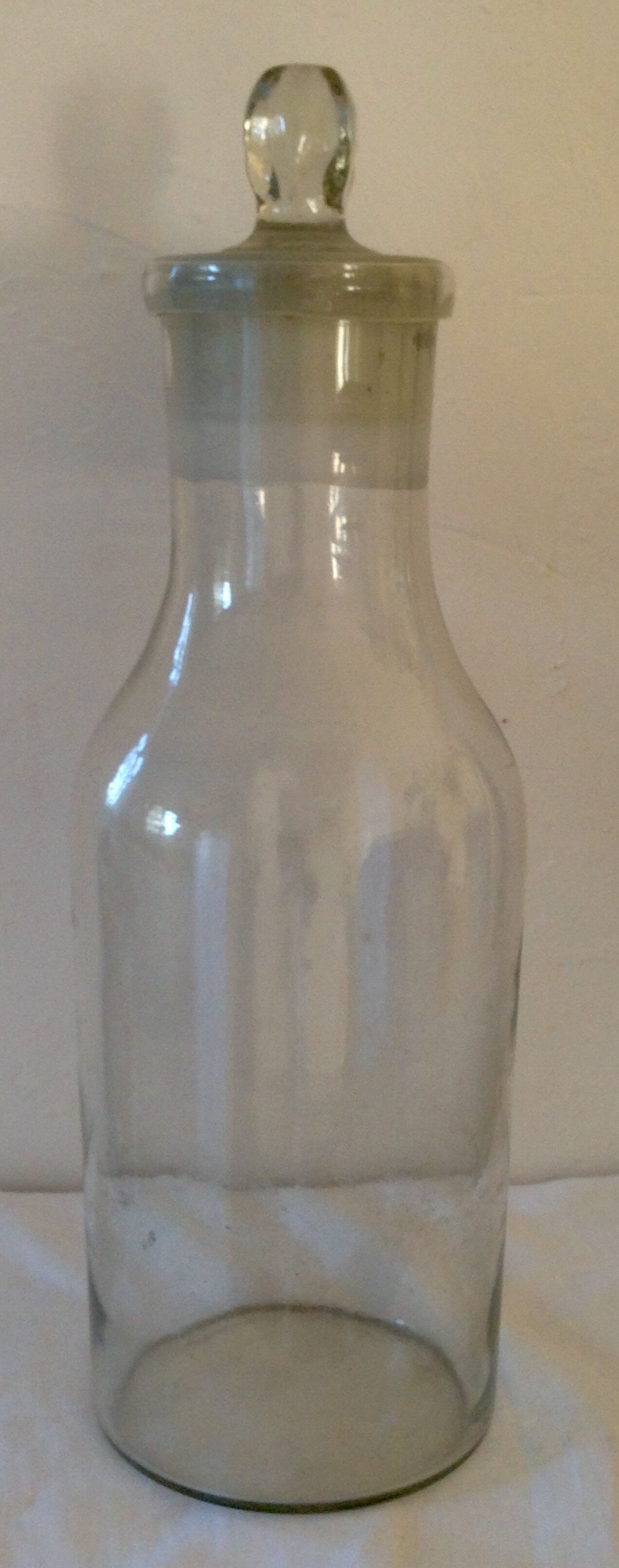 Very large old apothecary bottles