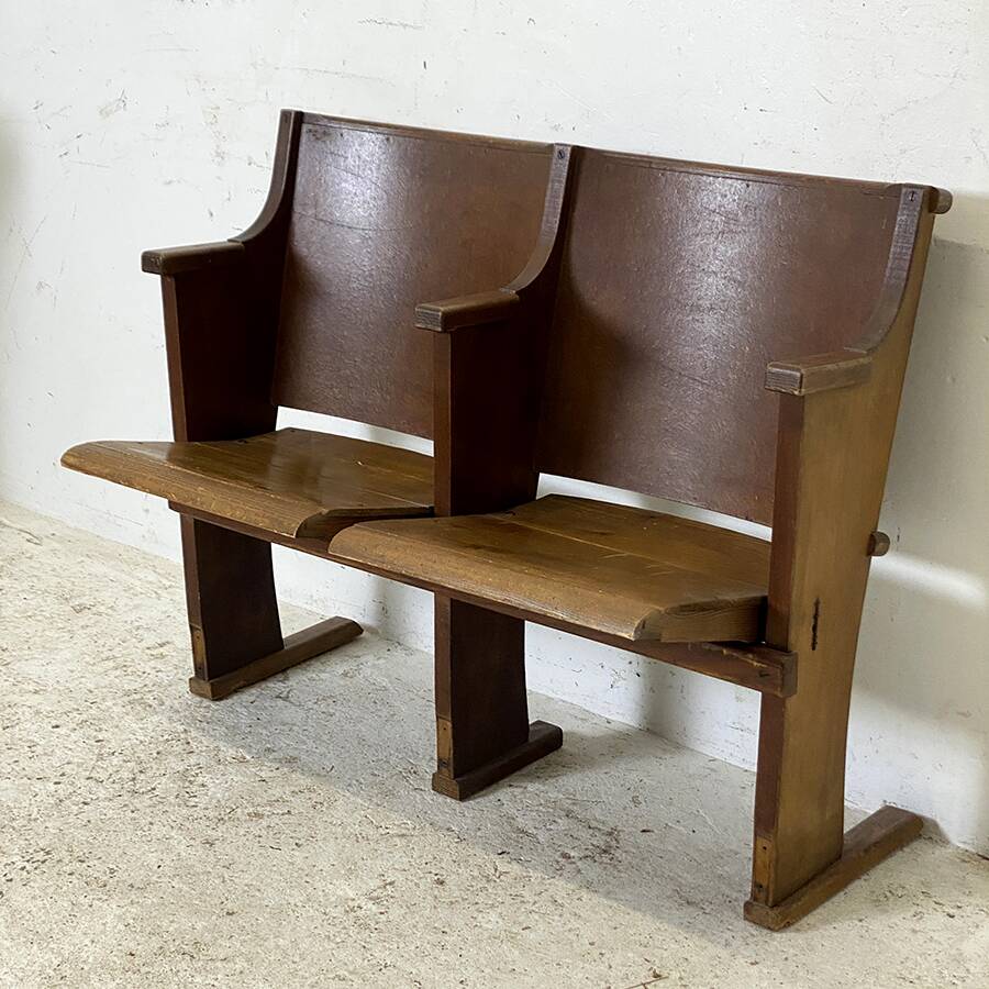 Wooden cinema seat 1930