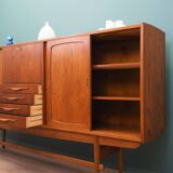 Teak highboard, Danish design, 1960s, production: Denmark