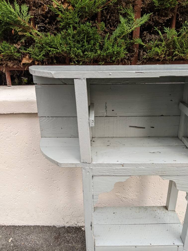 Antique console table, bohemian country decor, handmade farmhouse