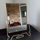 Miroir barbier sur pied 17x23cm
