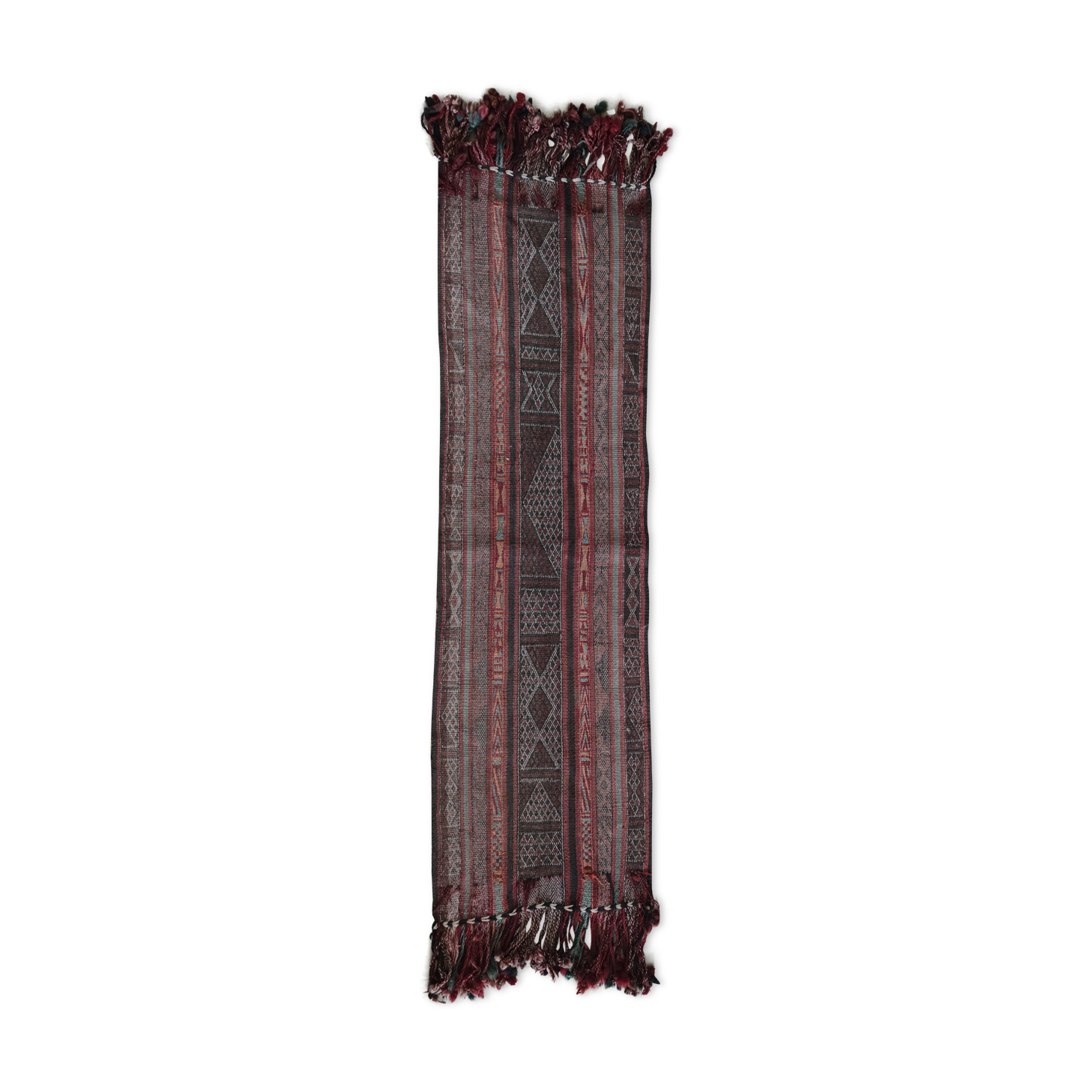 Old camel adornment carpet 200 x 50 cm