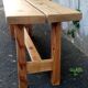 Natural pine bench 130 cm