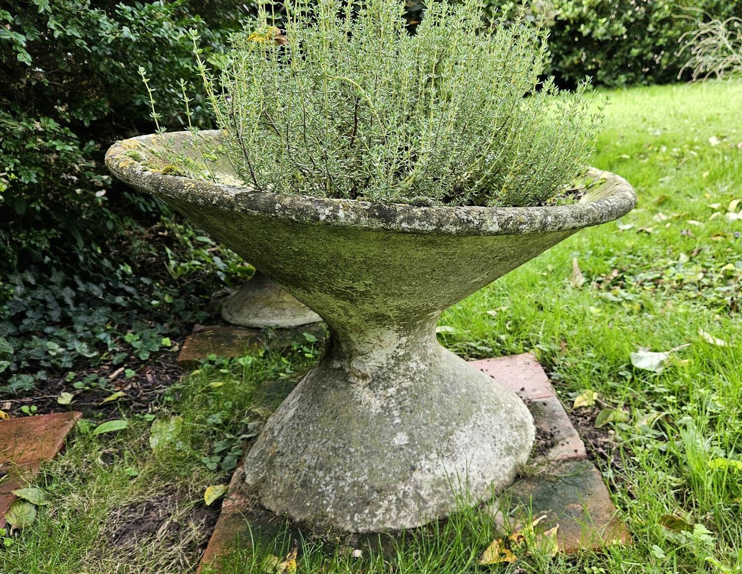 3 diabolo planters including one by Anton Bee vintage design