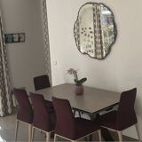 ROCHE BOBOIS AIDA chair in Beech and fabrics