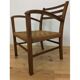 Rope and wood vintage armchair 50s
