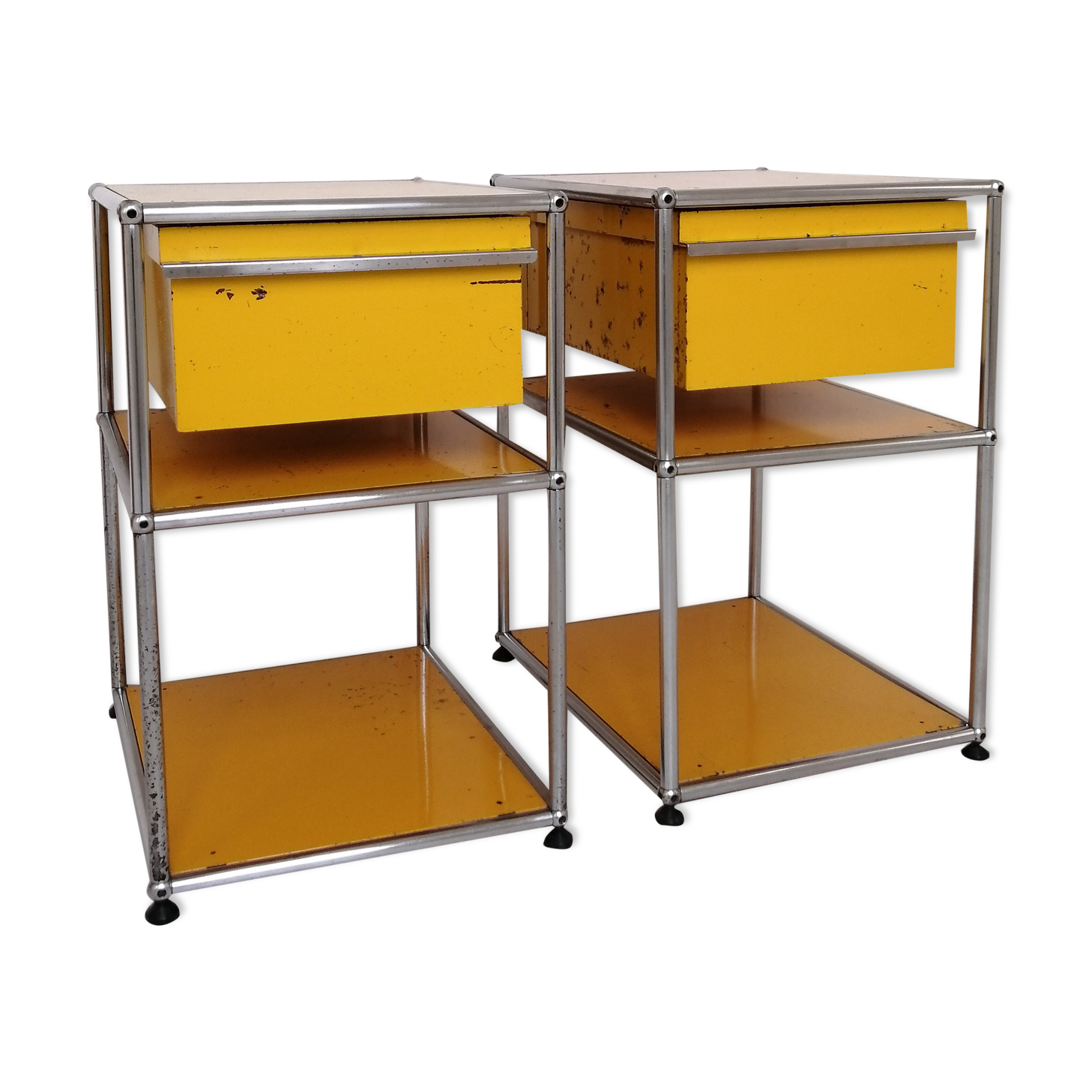 Pair of USM Haller bedside