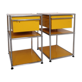 Pair of USM Haller bedside