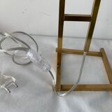 Square base brass lamp foot